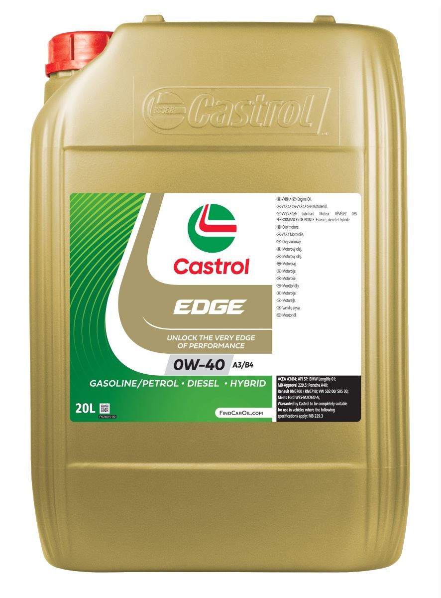 Castrol EDGE 0W-40 A3/B4  20L